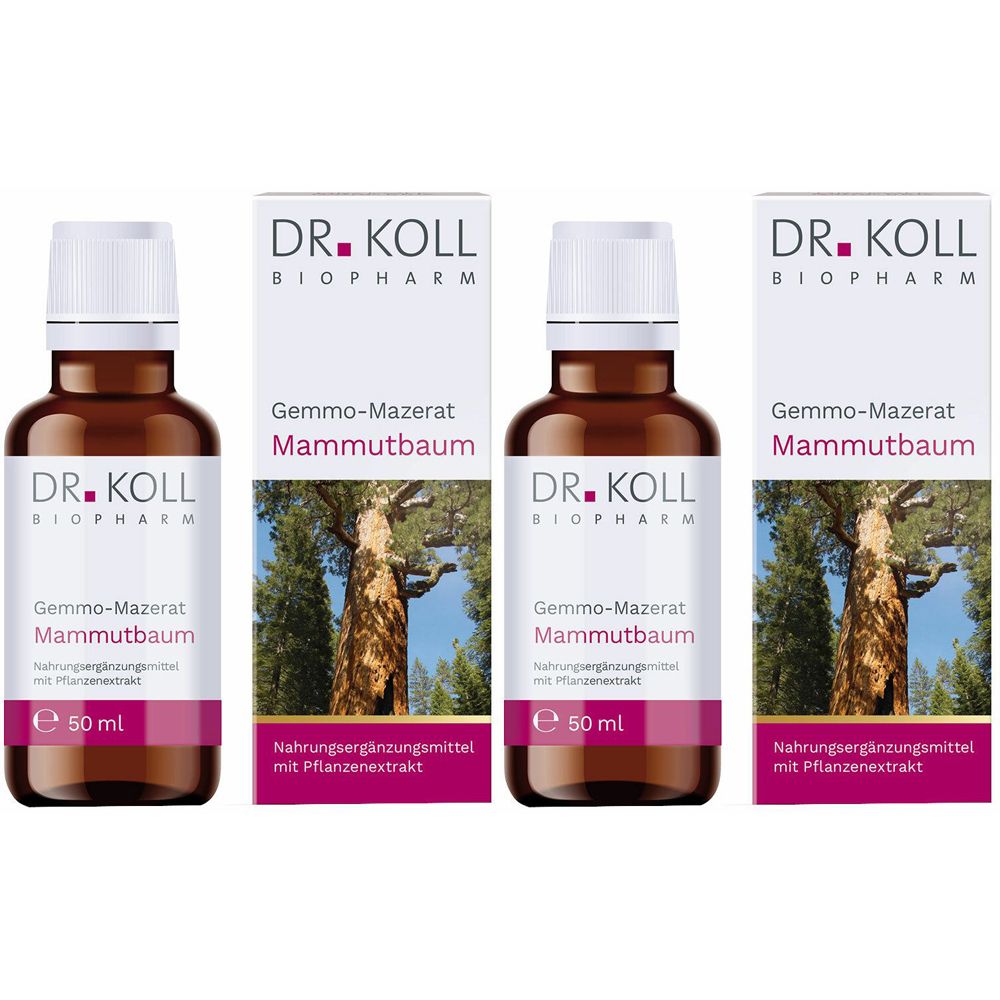Gemmo Mazerat Mammutbaum Dr.Koll Sequoia gigantea x2 2x50 ml Tropfen