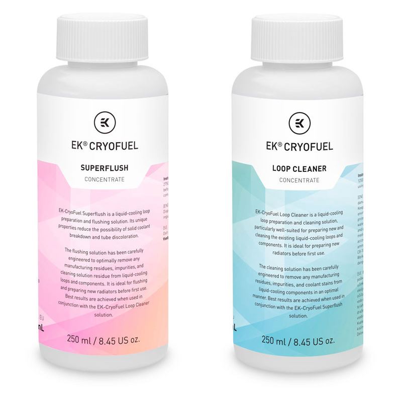 500ml EK Water Blocks EK-CryoFuel Loop Cleaner + Superflush Konzentrat Konzentrat klar