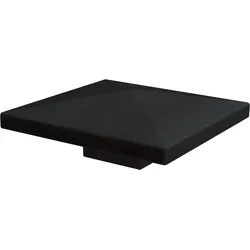 OSMO Pfostenkappe Dach für Aluminium-Pfosten 9x9 Anthrazit