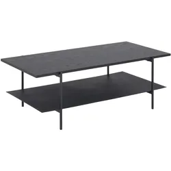 Actona »Angus« Couchtisch Esche schwarz Dekor 115x40x60 cm / Esche schwarz Dekor