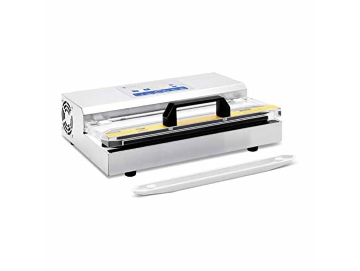Royal Catering RCVG-40 Machine Appareil De Sous Vide Alimentaire Pro Emballeuse Petite Sous Videuse Scelleuse Professionnelle (Vitesse : 16 l/min\, Sacs : 31 cm\, Largeur de la soudure : 1\,8 x 2 mm)