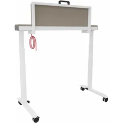 Sedus se:lab Monitor Caddy auf Rollen - Steingrau (K79) / Purweiß (158)
