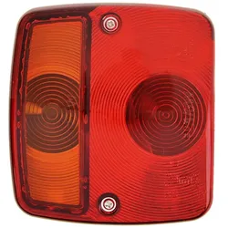 ProPlus 343602PM Rückleuchte 100 x 108mm 4 Funktionen für Anhänger Wohnwagen Wohnmobil