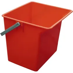 TTS Eimer, Putzeimer für Reinigungswagen 6 L rot Kunststoffeimer für Reinigungswagen