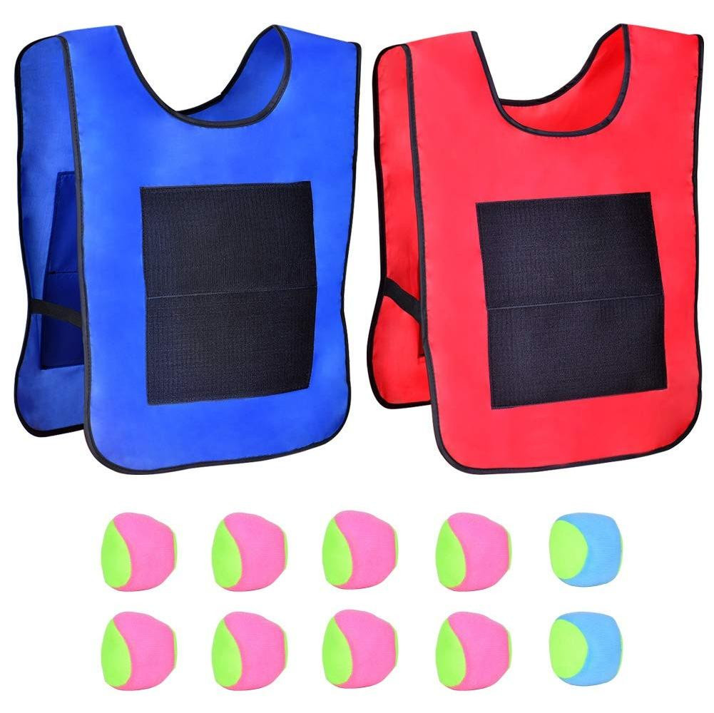 Set van 2 Sticky Doelvesten met 10 Katoenen Ballen