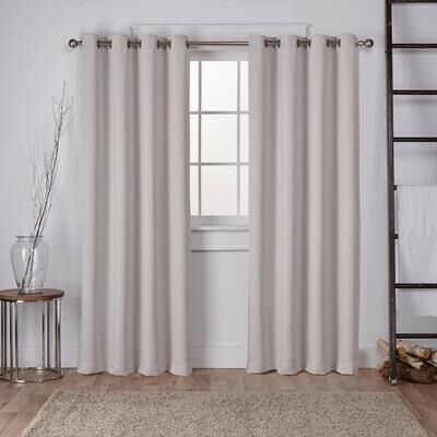 Porch & Den Boosalis Sateen Twill Blackout Curtain Panel Pair