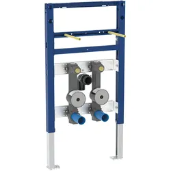 Geberit Duofix Element für den Waschtisch, 82-98cm, 2 Wasserzählerstrecken, UP-Kugelhahn u. Anschluss-T-Stück, 111.028.00.2