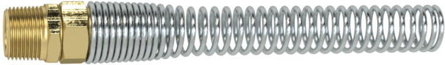 Riegler Raccord rigide, ressort anti-flexion, G 1/8, Ø tuyau 8x6, KSF1886ST (KSF1886ST)