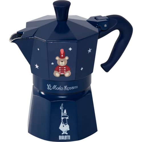 Bialetti Moka Express 3TZ blau Joyful Memories