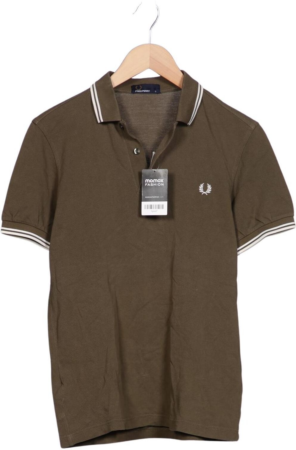 Fred Perry Herren Poloshirt, Grün, Gr. S, Baumwolle - Second Hand
