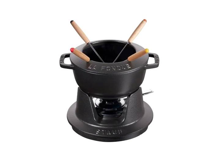 STAUB Set à fondue Staub 1,1 l noir