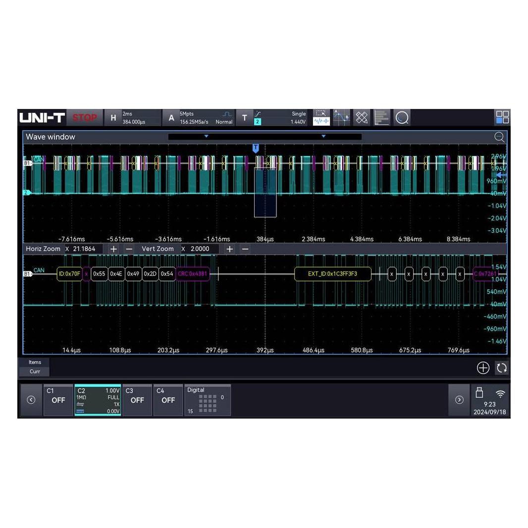 Uni-T MSO3000HD-CAN Mess-Software Upgrade (191501400032)
