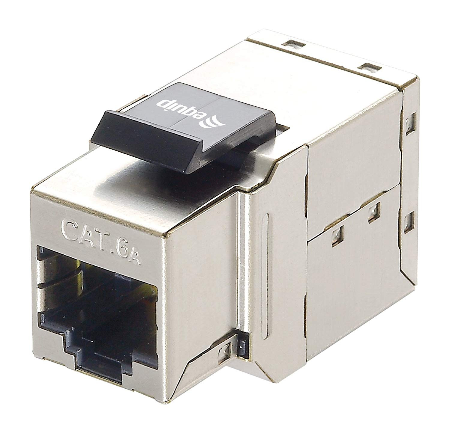Equip 125596 Keystone Verbinder Cat6A geschermd 2x RJ45 8er Set