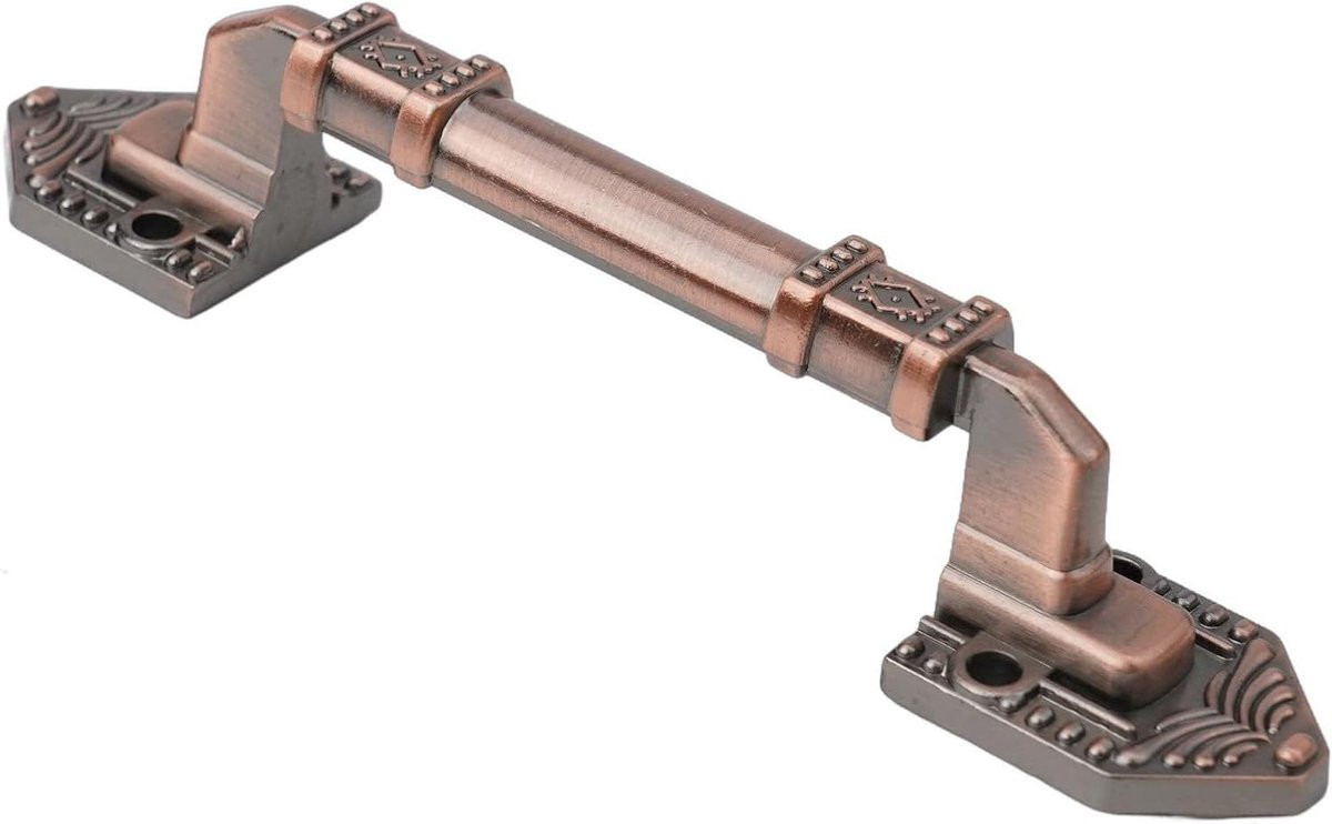 Deurklink Aluminium Antiek Handvat Rood Brons 150 mm
