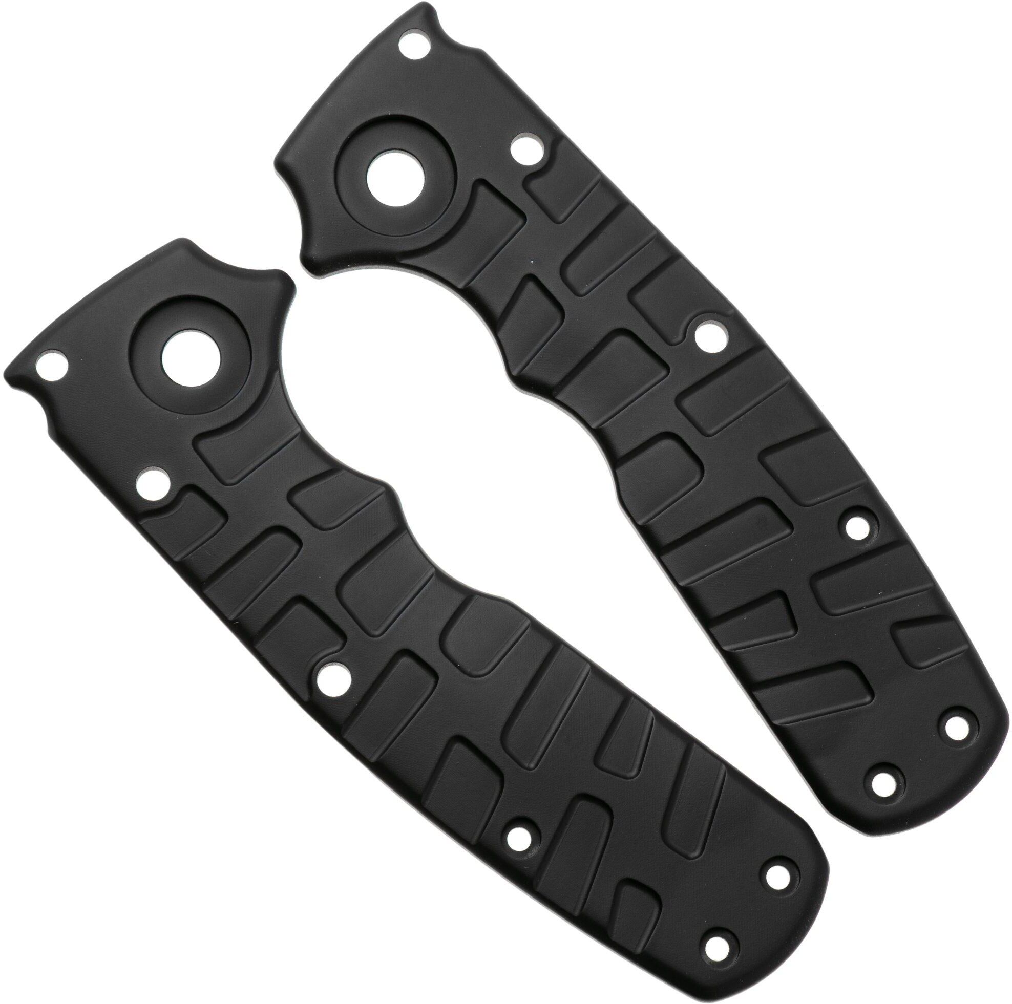 Lex Custom Demko Shark-Cub Scales Armor Black Titanium, guancette