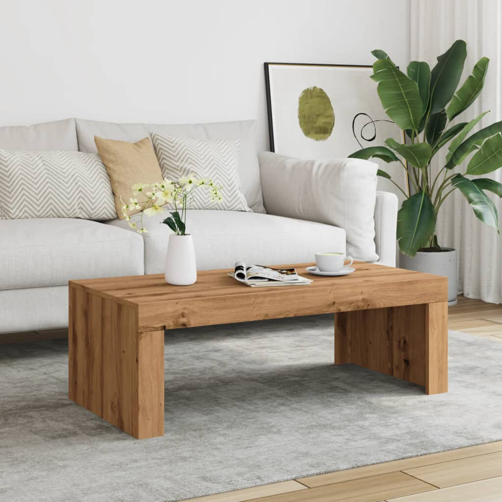 Alpen Home Esliabeth Coffee Table Artisan Oak 35cm H X 102cm W X 50cm D