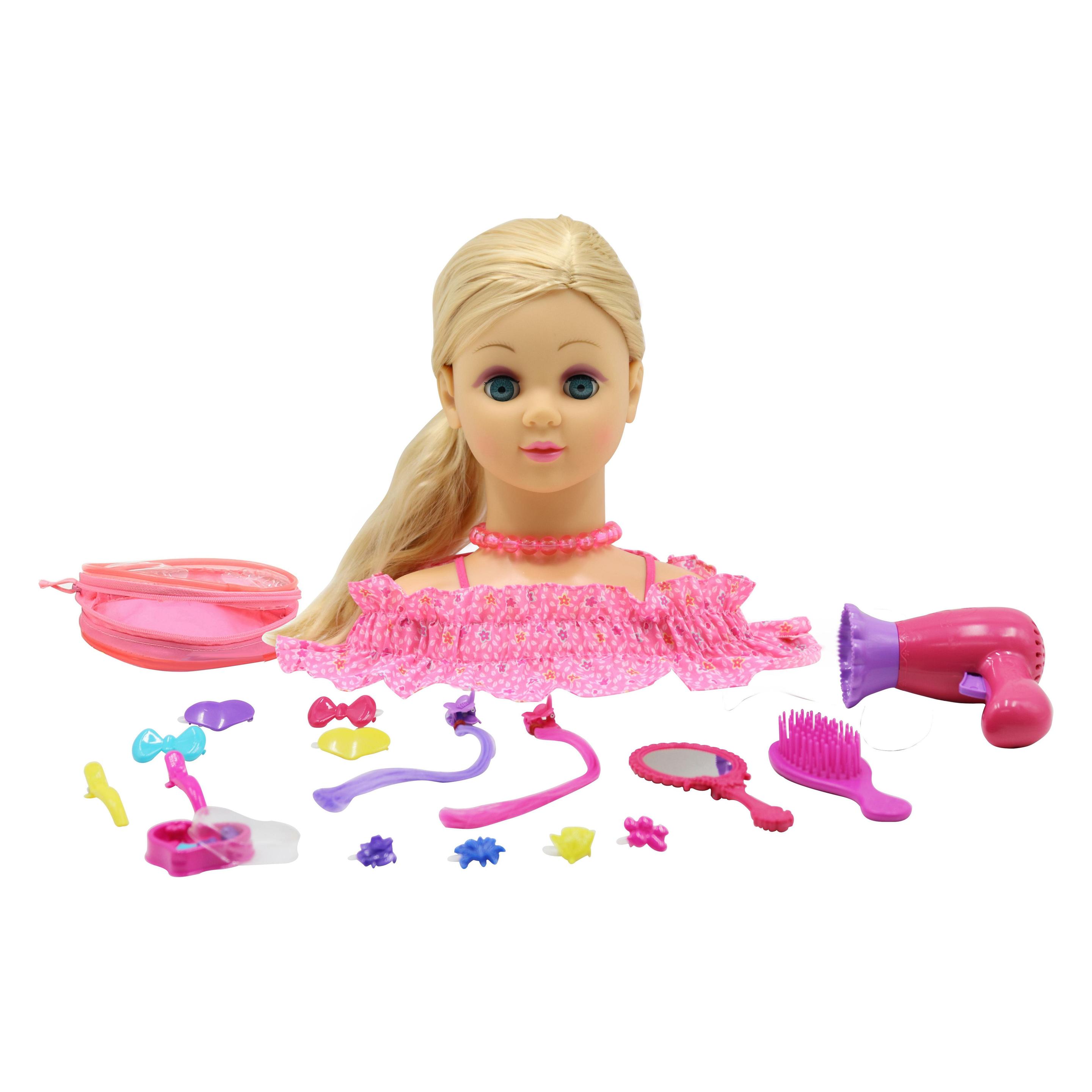 happytoys Happy Friend - Hairstyling Head Blond Hair (504404) (504404)
