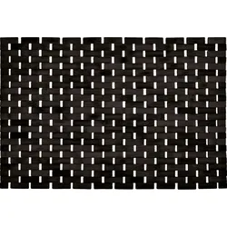 Kleine Wolke Bambus-Badematte Palito Schwarz 50x 70 cm