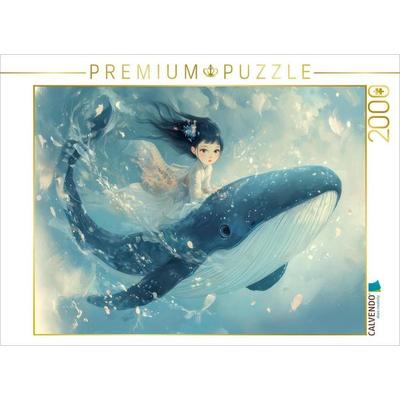 CALVENDO Puzzle Winter-Fantasy-Animé | 2000 Teile Lege-Größe 90x67cm Foto-Puzzle für glückliche Stunden