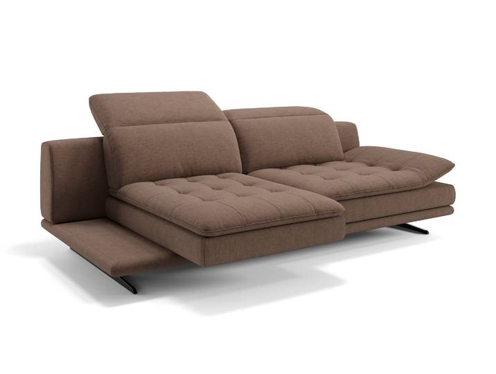 Stoff Couch NIZZA Relaxcouch Sofagarnitur