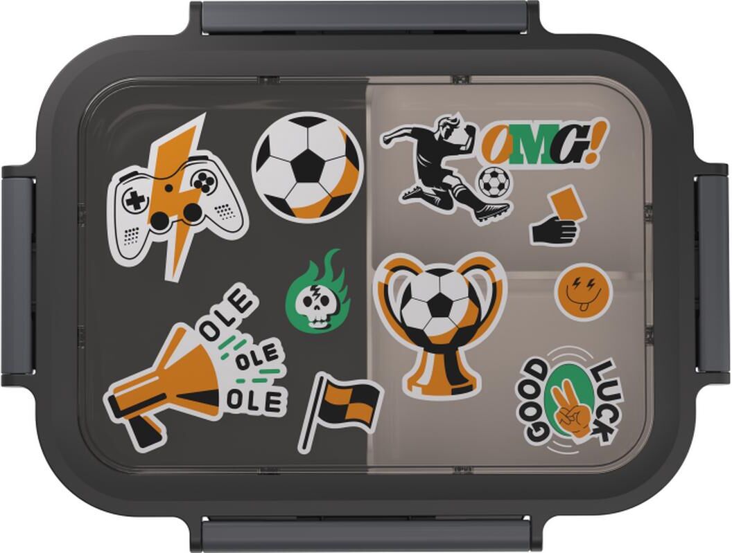 Lunchbox SIGG "NIMO KIDS LUNCHBOX", grau, Polyprophylen (PP), Lebensmittelaufbewahrungsbehälter, Lunchbox grau Einheitsgröße