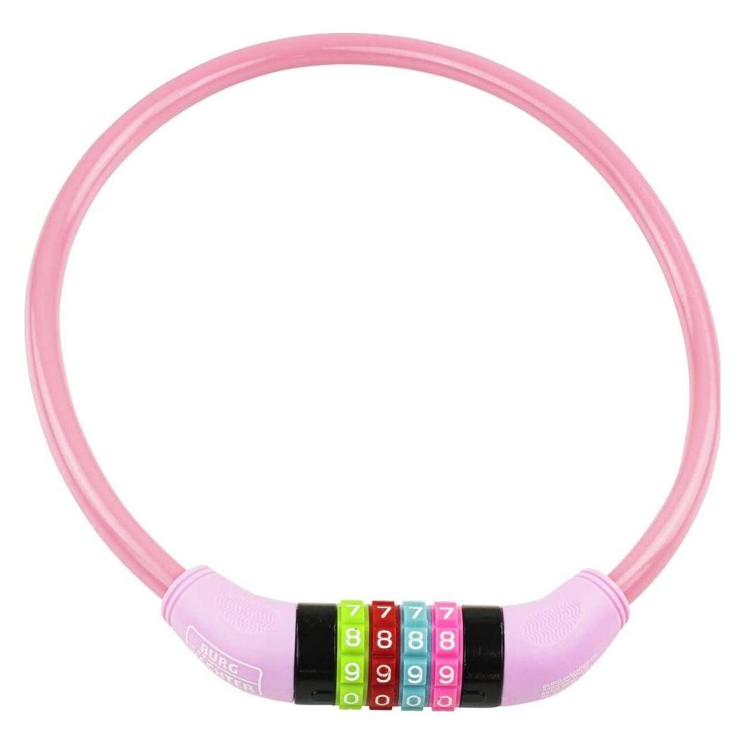 Burg Wächter Stahlseilschloss 210 C 65 GIRLS (65 cm) (210 C 65 ROSE)