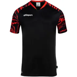 uhlsport Goal 25 kurzarm Trikot schwarz/rot 116