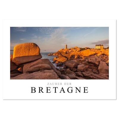 Bretagne - Zauber der Côte de Granit Rose (Wandkalender 2026 DIN A2 quer), CALVENDO Monatskalender