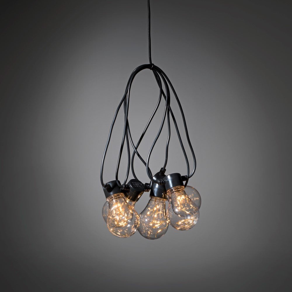 Konstsmide Partylight lichtsnoer met 10 Pearlled lichtbronnen, 4,5m
