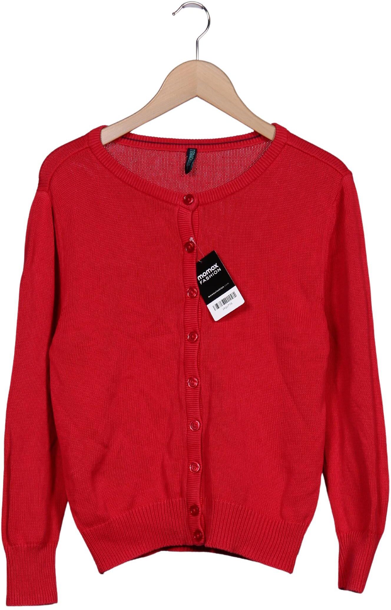 Tranquillo Damen Strickjacke, Rot, Gr. S, Baumwolle - Second Hand