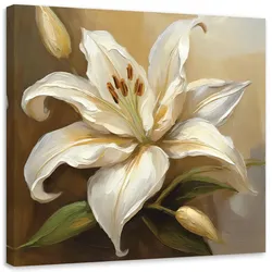LEINWANDBILD Lilien 3D 40x40cm