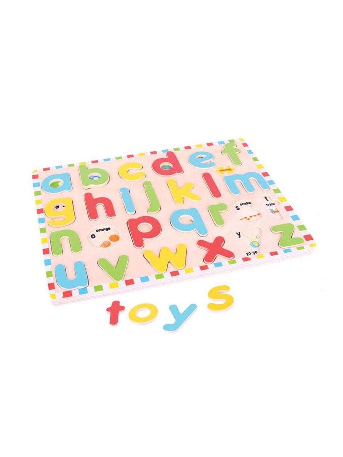 Bigjigs Wooden Puzzle Alphabet 26pcs. Holz