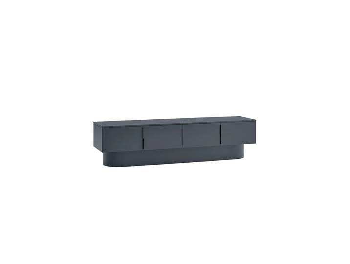 Grosses Design Lowboard „Totem“ Anthrazit Teulat