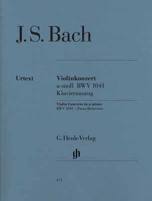 Henle Verlag Bach Violinkonzert BWV 1041