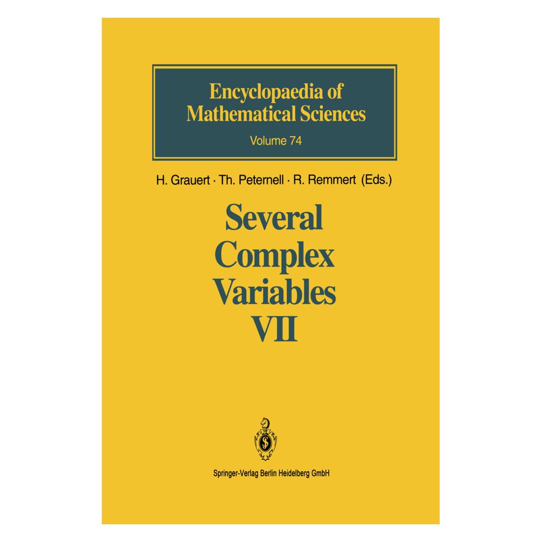 Springer Several Complex Variables VII (Englisch, Softcover, H. Grauert, R. Remmert, Thomas Peternell) (55375360)