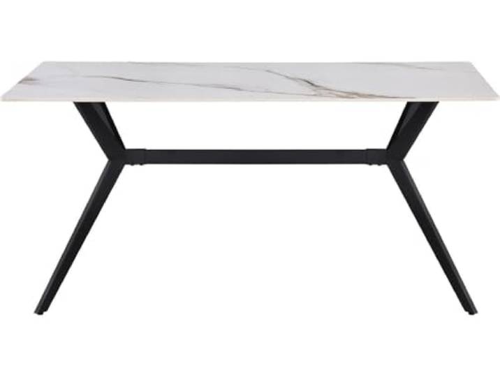 Keramik-Esstisch Boreal - 4 bis 6 Personen - 160 cm - Weiß