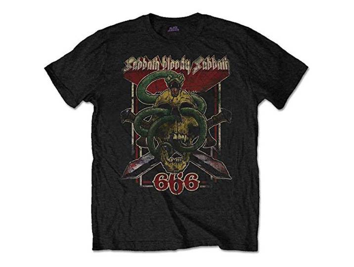 Black Sabbath Heren Bloody Sabbath 666 T-Shirt Zwart
