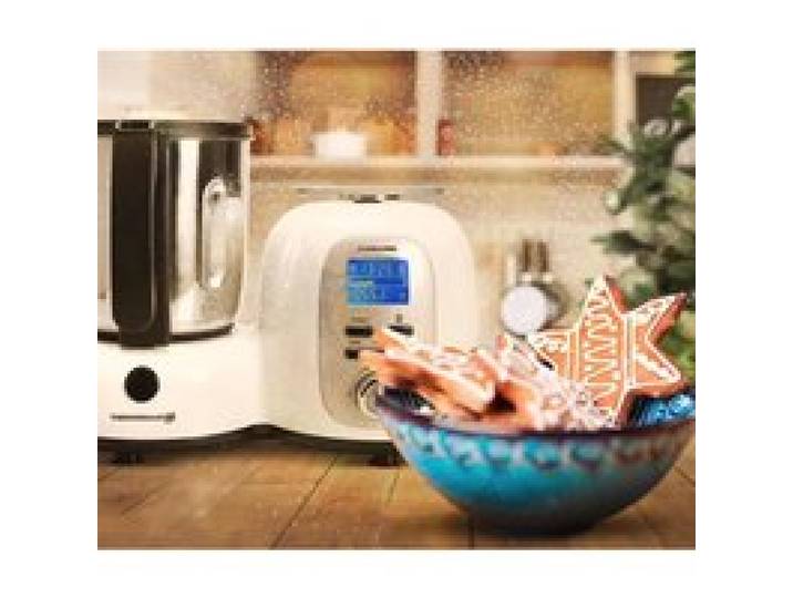 KALORIK - TKG HA 1020 - Robot de cuisine multifonction - 2 L - avec balance - 10 vitesses - écran digital - 1500 W - Blanc