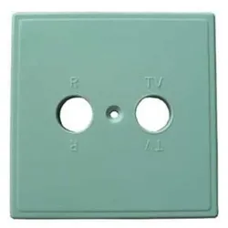 PROTEC Abdeckung PADS-2-8080 2-Port reinweiss