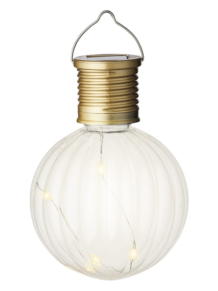 Kaeming LED-Solar-Dekoleuchte in Gold - (H)11 x Ø 8 cm - onesize