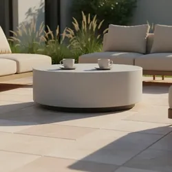 Loungetisch Rome Faserbeton Grau