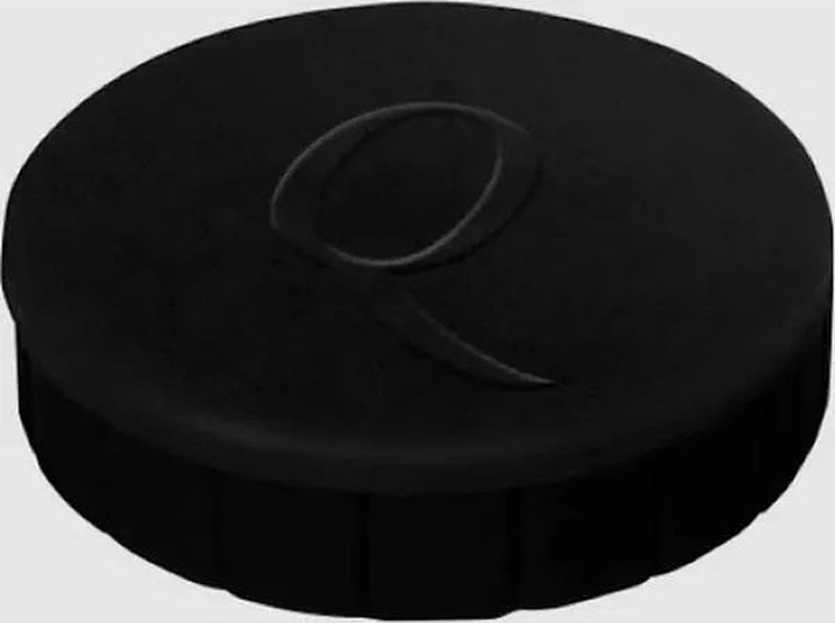 Quantore Magneet 20mm 300gram zwart 10 stuks