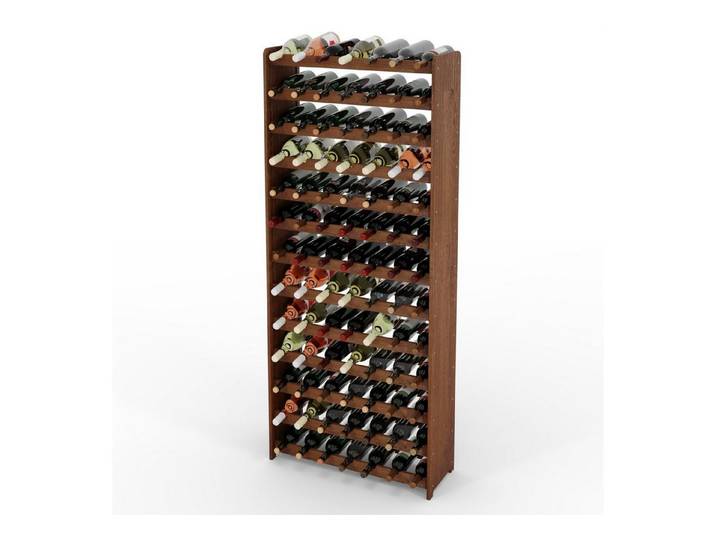 Lenmar Weinregal Weinregal Weinregal Holz Flaschenregal für 91 Flaschen Lenmar