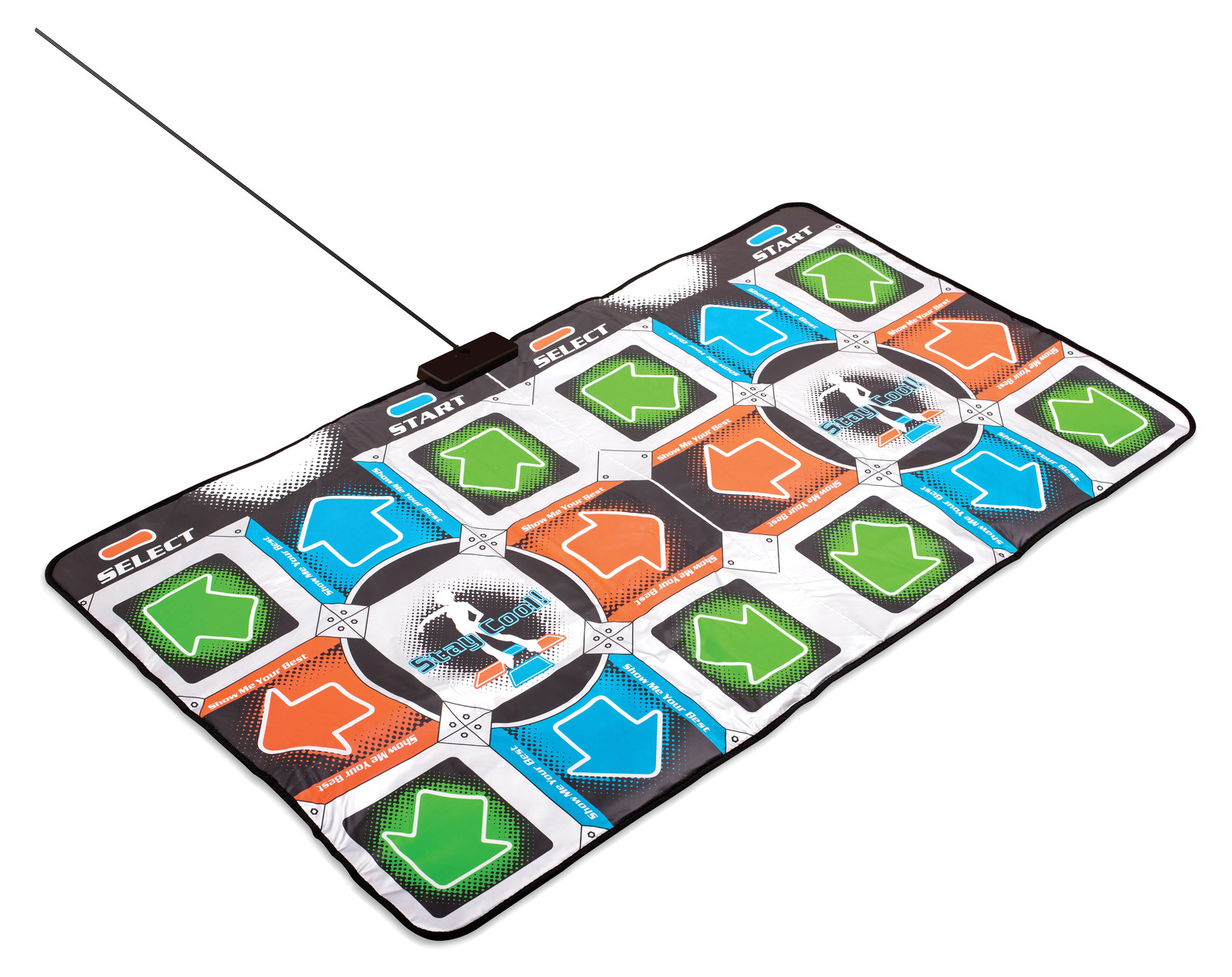 Mad Monkey Retro Dance Mat voor 2 spelers met 110 nummers