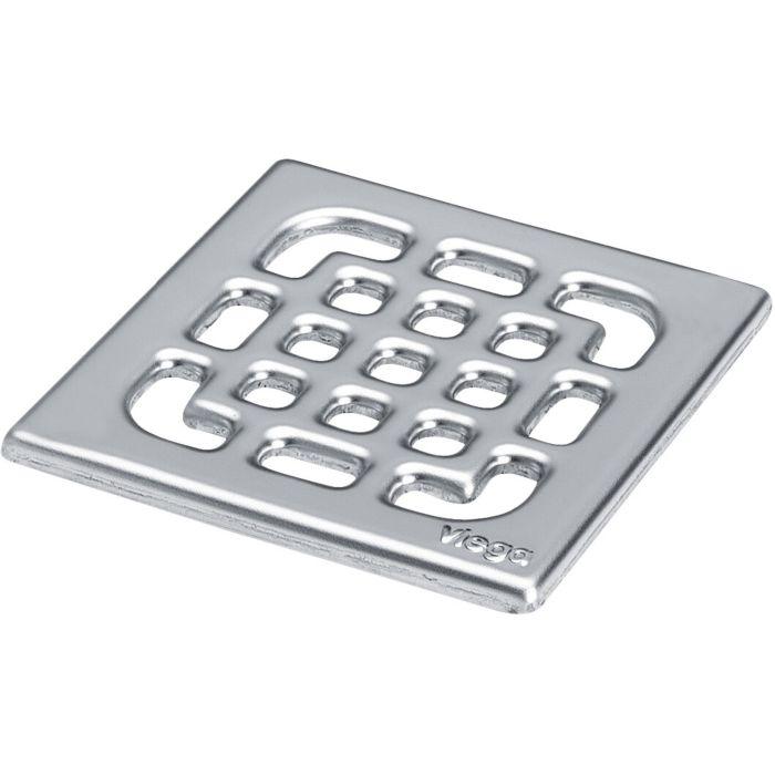 Viega Rost 554033 94x94mm, verschraubbar, gezogen, Edelstahl
