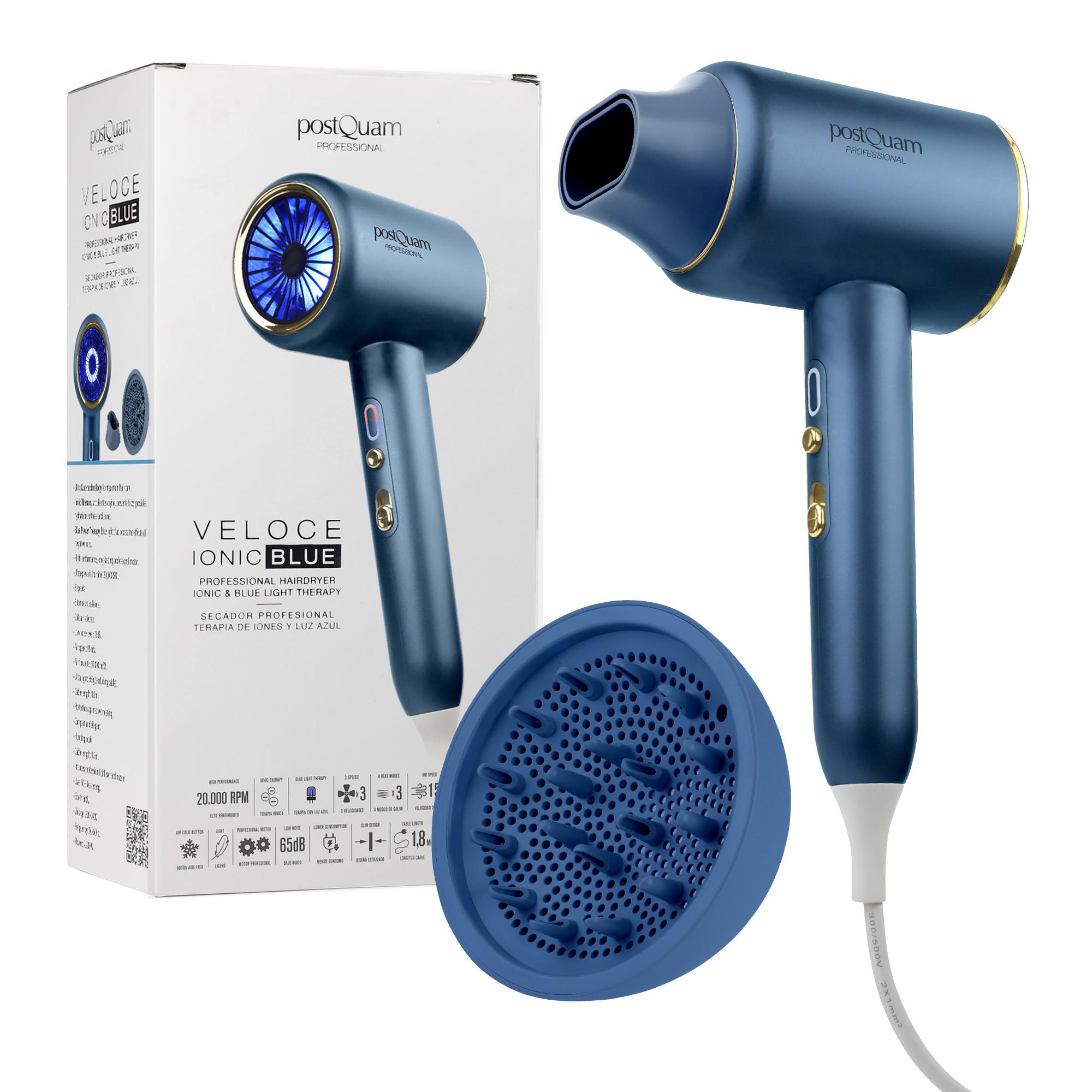 Veloce Ionische Blauwe Haardroger B