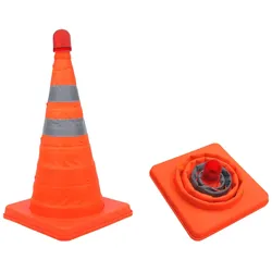 ProPlus 540319 LED-Verkehrskegel, faltbarer Warnkegel, 41 cm
