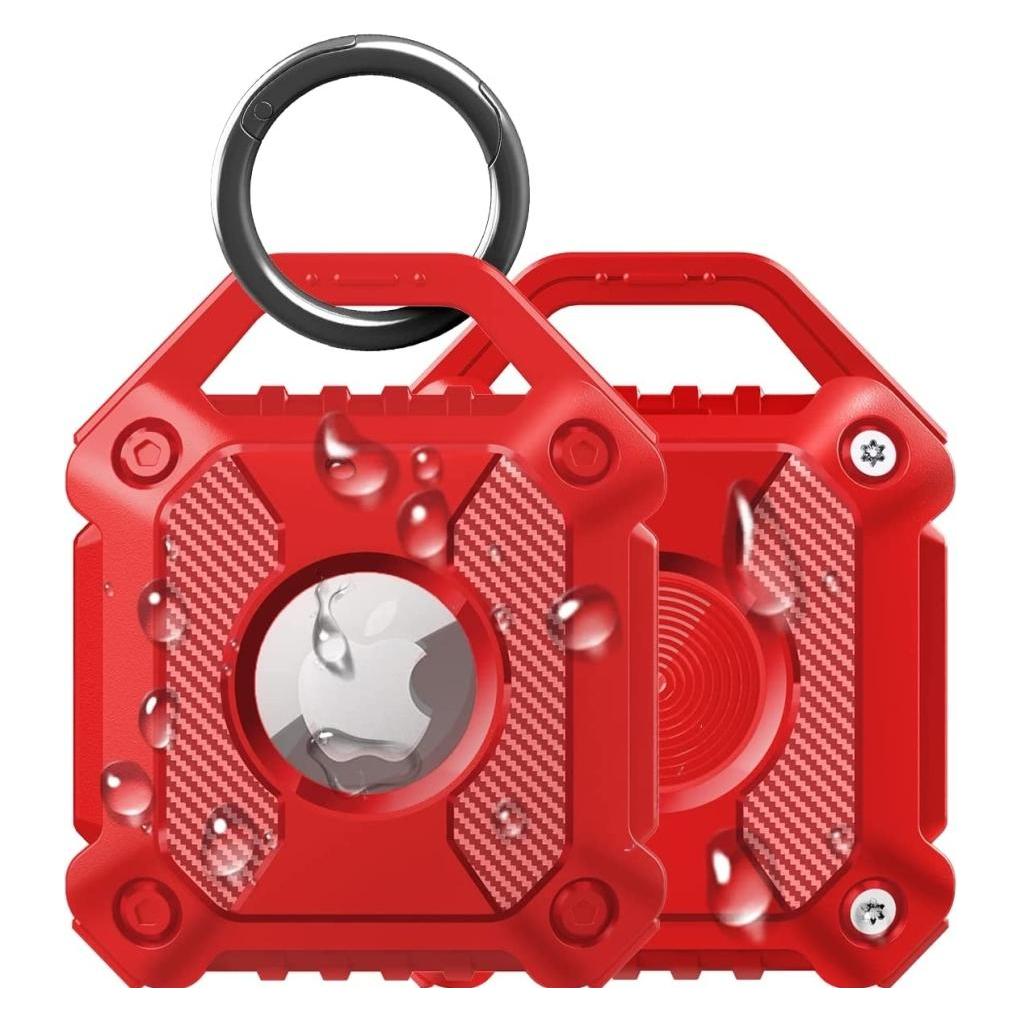 Screenguard Apple Airtag Rugged Armor Case Hülle mit Anhänger (00031332)