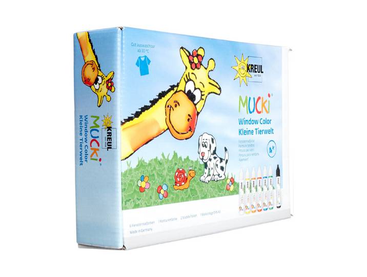Kreul Mucki Window Color Set Kleine Tierwelt 203 ml