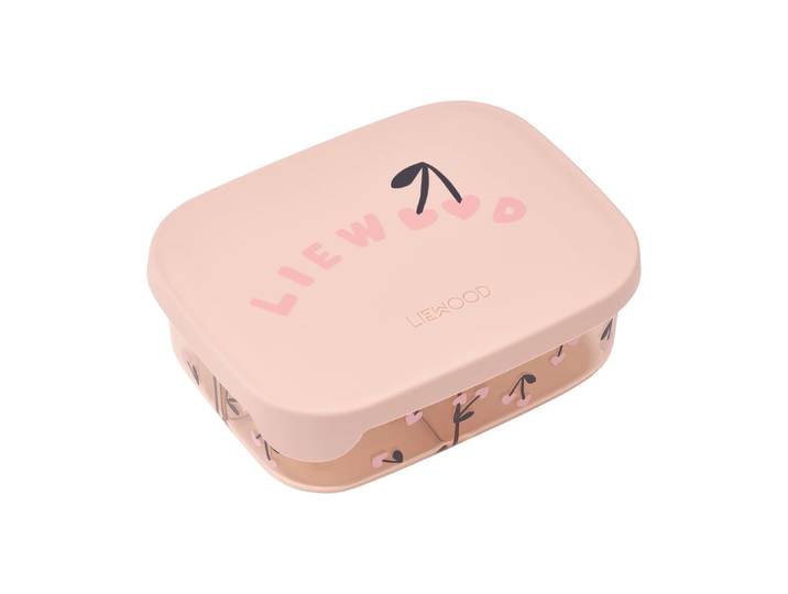 Liewood Arthur Tritan lunchtrommel 13,5x17 cm Kersenhart Liewood-roze